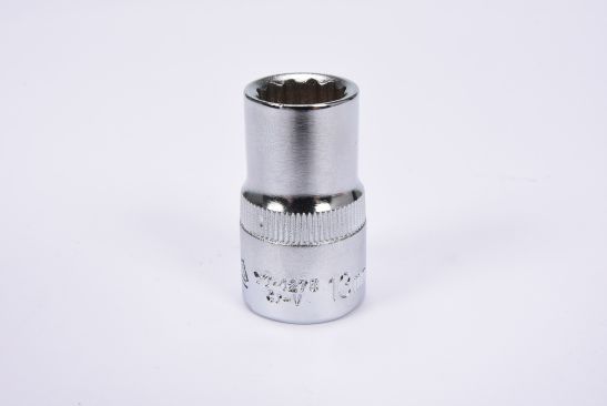 ZW&Ouml;LFKANT-STECKSCHL&Uuml;SSEL-EINSATZ NUSS 13mm 38mm YATO YT-1275