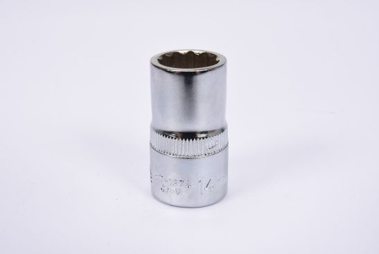 ZW&Ouml;LFKANT-STECKSCHL&Uuml;SSEL-EINSATZ NUSS 14mm 38mm YATO YT-1276