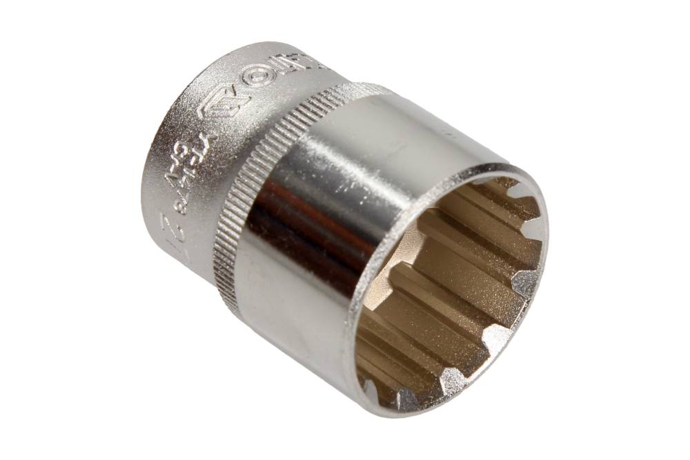 STECKSCHL&Uuml;SSEL SPLINE 1/2 ZOLL X 27MM X42MM YATO YT-1478