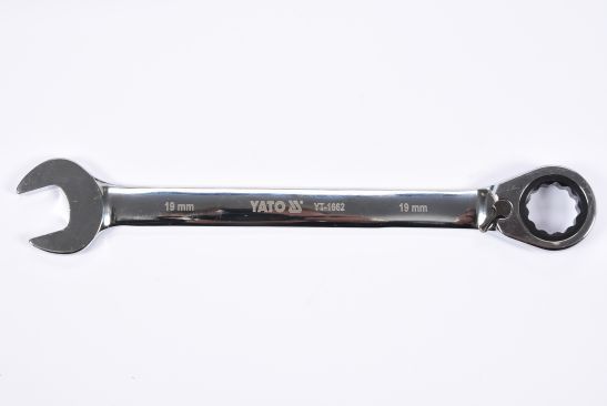 RATSCHENRINGMAULSCHL&Uuml;SSEL GABELSCHL&Uuml;SSEL 19MM YATO YT-1662