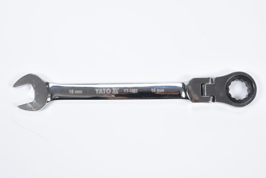 GELENK- RATSCHENRINGMAULSCHLÜSSEL GABELSCHLÜSSEL 16MM YATO YT-1682