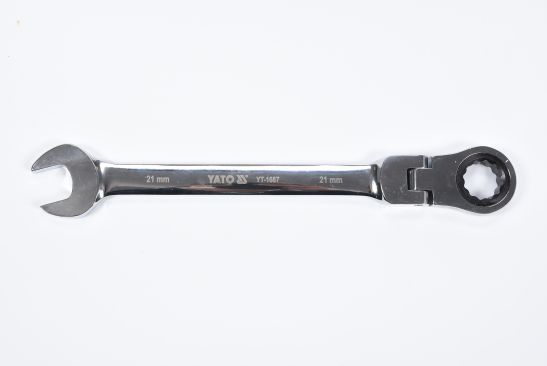 GELENK- RATSCHENRINGMAULSCHLÜSSEL GABELSCHLÜSSEL 21MM YATO YT-1687
