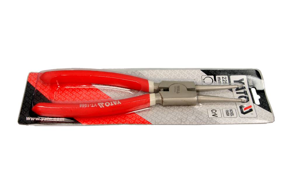 SEEGERINGZANGE GERADE AUSSEN 225MM YATO YT-1988