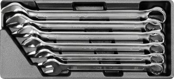 MAUL-RINGSCHL&Uuml;SSEL 6-teilig 22-32MM IN SCHUBLADENEINLAGE YATO YT-5532
