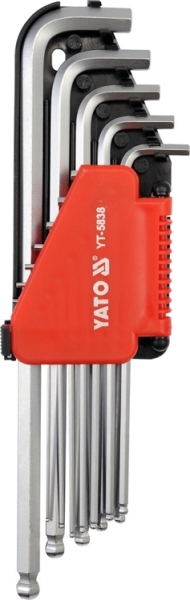 INBUSSCHL&Uuml;SSELSATZ ZOLL LANG KUGELKOPF 12-teilig YATO YT-5837