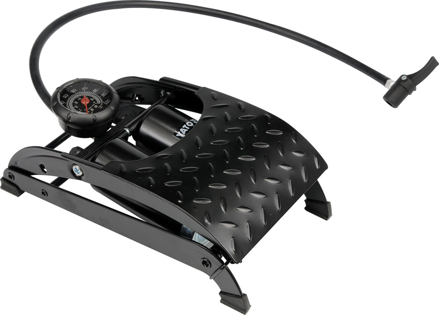 FUßPUMPE LUFTPUMPE DOPPELZYLINDER YATO YT-7350