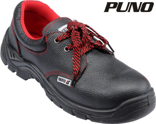 SICHERHEITSHALBSCHUHE PUNO SB GR&Ouml;SSE 44 GLATTLEDER YATO YT-80526