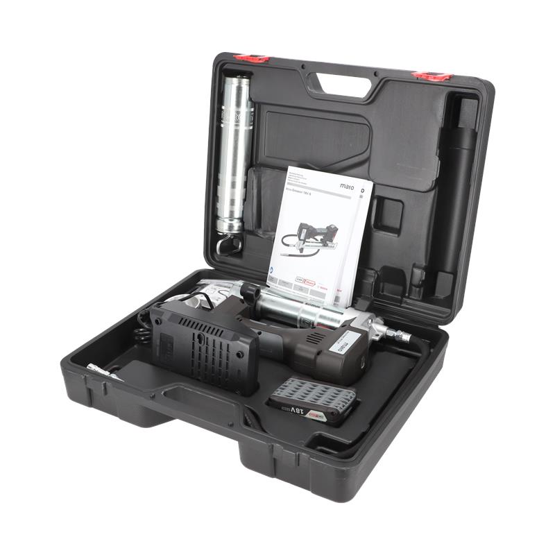 Akku Fettpresse 18 Volt AMPShare 700 bar 2 Ah f&uuml;r Kartuschen 34 244 11