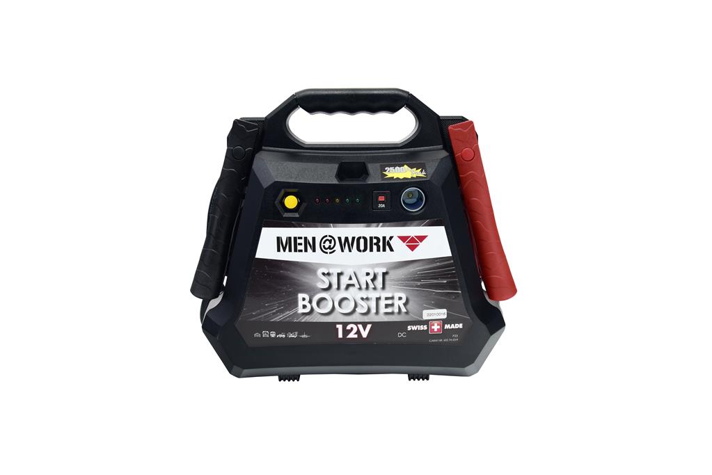 Batterie Start Booster Spannung 12 Volt Nennstrom 2500 A Men@Work P23-21500