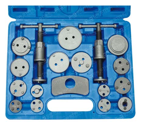 Bremskolbenr&uuml;ckdrehwerkzeug, 18-teilig, 01445L SW-Stahl