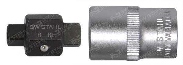 &Ouml;ldienst-Steckschl&uuml;ssel, 1/2 Zoll, 8 mm, 10 mm, 03000SB SW-Stahl