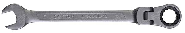 Gabelringratschenschl&uuml;ssel 13 mm mit Gelenk Ringschl&uuml;ssel stufenlos verstellbar