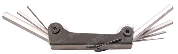 Winkelschl&uuml;sselsatz Innensechskant, 2,5-10 mm, 7-teilig Chrom-Vanadium SW-Stahl