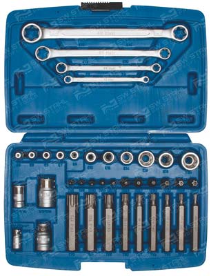 Bit-Sortiment, 3/8 Zoll, 39-teilig, 04445L SW-Stahl