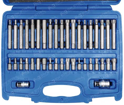 40-TLG. Bitsatz 35+75 mm, 04470L SW-Stahl