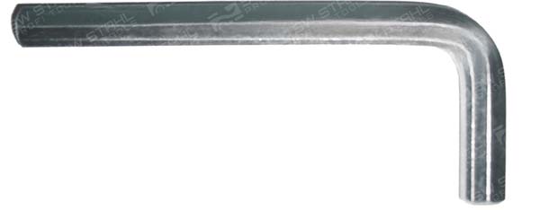 Winkelschl&uuml;ssel, Innensechskant, 24 mm Chrom-Vanadium, DIN 911, 04727L