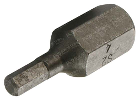 Schraubendrehbit, 3/8 Zoll, Innensechskant, 4 mm Chrom-Vanadium, 05120L SW-Stahl