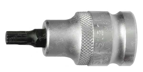 Schraubendreheinsatz, 1/2 Zoll, Innenvielzahn, M12 x 53 mm, 05305SB SW-Stahl