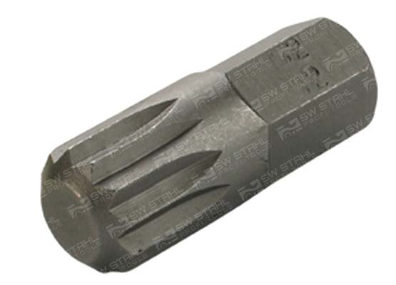 Schraubendrehbit, 3/8 Zoll, Innenvielzahn, M12 Chrom-Vanadium, 05324L SW-Stahl