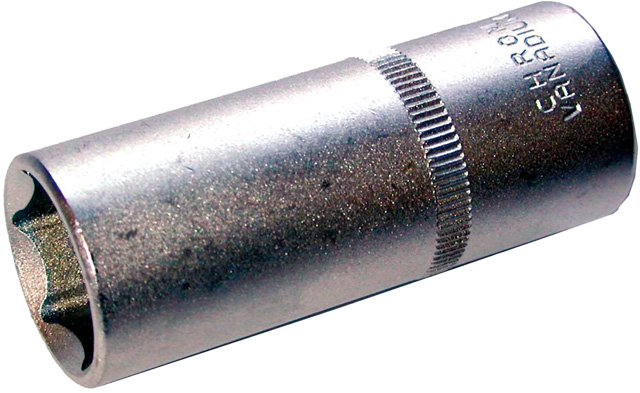 Steckschl&uuml;sseleinsatz, 1/4 Zoll, 11 mm, tief Chrom-Vanadium, verchromt SW-Stahl