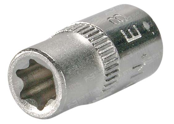 Steckschl&uuml;sseleinsatz, 1/4 Zoll, E-Profil, E8 Chrom-Vanadium, verchromt, 05462L