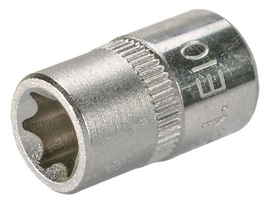Steckschl&uuml;sseleinsatz, 1/4 Zoll, E-Profil, E8 05462SB SW-Stahl