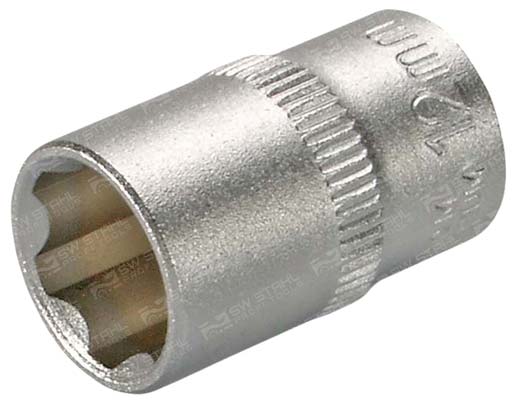 Steckschl&uuml;sseleinsatz, 3/8 Zoll, 12 mm Chrom-Vanadium, 05507L SW-Stahl