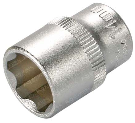 Steckschl&uuml;sseleinsatz, 3/8 Zoll, 14 mm Chrom-Vanadium, 05509L SW-Stahl