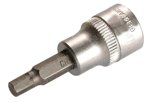 Schraubendreheinsatz, 3/8 Zoll, Innensechskant, 5 mm Chrom-Vanadium, 06520-INB5