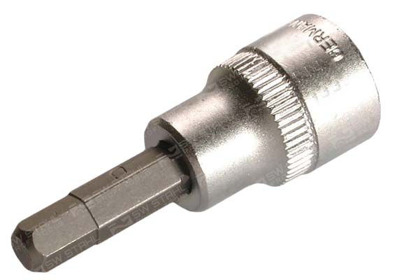 Schraubendreheinsatz, 3/8 Zoll, Innensechskant, 6 mm Chrom-Vanadium, 06520-INB6