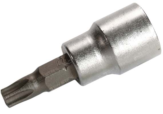 Schraubendreheinsatz, 3/8 Zoll, TR-Profil, T30, Chrom-Vanadium SW-Stahl