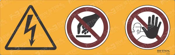 Hinweisschild auf Elektro- und Hybridfahrzeuge, 07332L SW-Stahl