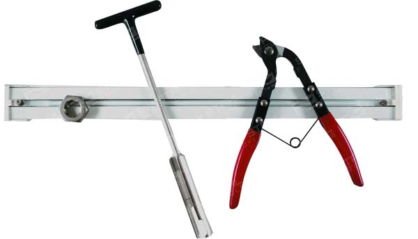 Werkzeug- und Ger&auml;teleiste, magnetisch ca. 500 mm lang 07355L SW-Stahl