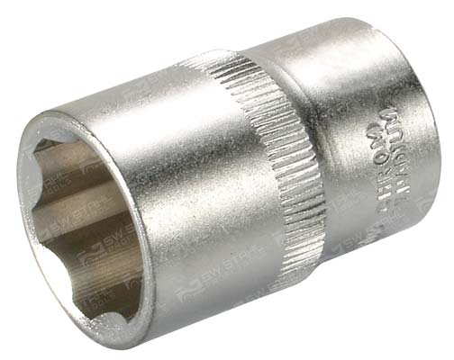 Steckschl&uuml;sseleinsatz, 1/2 Zoll, Wellen-Profil, 13 mm Chrom-Vanadium, 07620L-E13