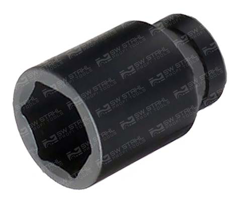 IMPACT-Steckschl&uuml;sseleinsatz, 1 Zoll, 27 mm, tief Schlagschrauberfest SW-Stahl