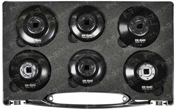 &Ouml;lfilterschl&uuml;ssel Sortiment, 6-teilig passend f&uuml;r Motorr&auml;der, 10 mm (3/8 Zoll)