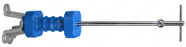 Radnaben-Ausschlagwerkzeugsatz mit 4 kg Gleithammer, 10107L SW-Stahl