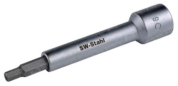 Gegenhalte-Einsatz 1/2 Zoll, Innensechskant, 7 mm mit 12,5 mm Aufnahme, 10365L-7