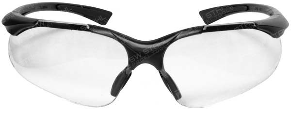 Schutzbrille, farblos, kratzfest, DIN EN 166. 11100L SW-Stahl
