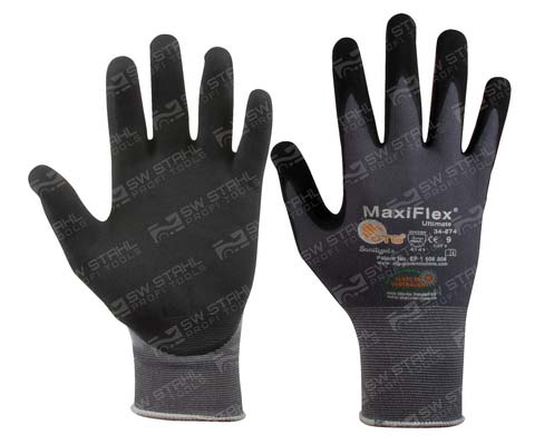 Nylon Feinstrickhandschuh, Gr. 10, 11532L SW-Stahl