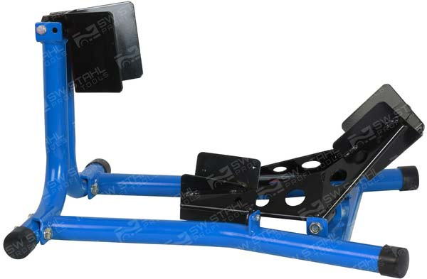 MotorradRadklemmenhalter stabiler sicherer Stand durch 4 gummierte F&uuml;&szlig;e SW-Stahl
