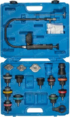 K&uuml;hlerabdr&uuml;ckwerkzeugkoffer, 18-teilig, 21000L SW-Stahl