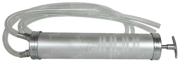 Umf&uuml;llpumpe Metallausf&uuml;hrung, inklusive 2 Schl&auml;uchen, 24025L SW-Stahl