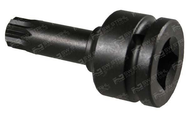 IMPACT-Schraubendreheinsatz, 3/4 Zoll, Innenvielzahn, M18, 301025L SW-Stahl