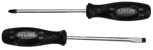 Schraubendreher, Schlitz, 4 mm x 75 mm, 32001L SW-Stahl