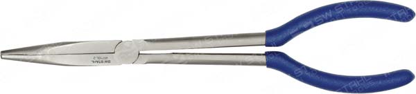 Spitzbackenzangen, 45C&deg; gebogen, 310 mm, 40710L-2 SW-Stahl