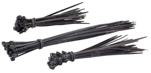 Kabelbindersortiment, 75-teilig, 42511SB SW-Stahl