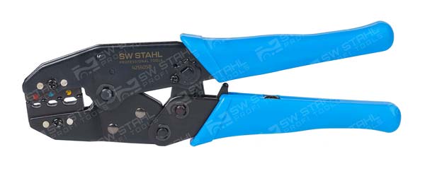 Kabelschuhklemmzange, f&uuml;r isolierte Verbinder Profi, 42550SB