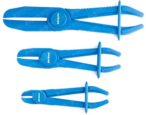 Schlauchklemmenzangensatz, 3-teilig, 61705L SW-Stahl