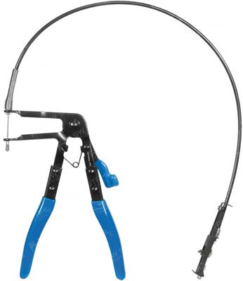 Federschellen-Zange, mit Bowdenzug, 61777L SW-Stahl